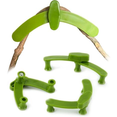 Lot de 20 pinces à cintrer réglables à 360 degrés pour plantes - Pour bonsaï, élagage, tirage et façonnage des branches d'arbres fruitiers (1/5)