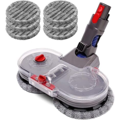 Tête de Balai Electrique pour Dyson V15 V11 V10 V8 V7 Avec Réservoir d'eau Intégré, LED Lumière, Vadrouille Lavable (1/5)