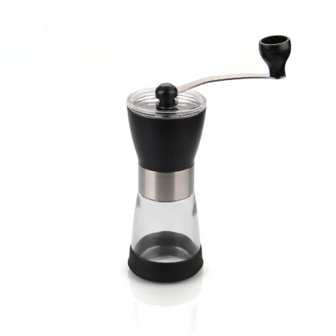 Manual Coffee Grinder, Stainless Steel Conical Burr Manual Coffee Grinder with Adjustable Dragon Teeth, No Power Required, Manual Coffee Grinder for Drip Coffee