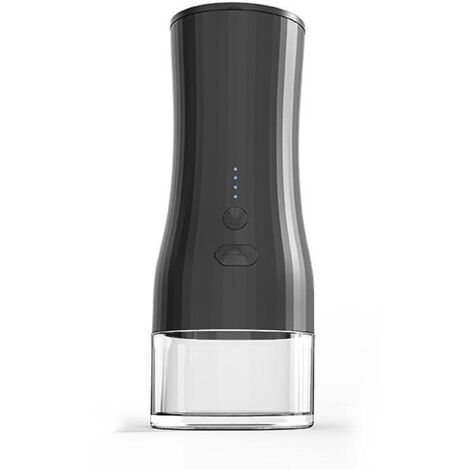 Electric Salt and Pepper Grinder Set - 140ml Large Capacity - USB Rechargeable - One-Hand Operation - White Light - Automatic Adjustable Grind Size (1/5)