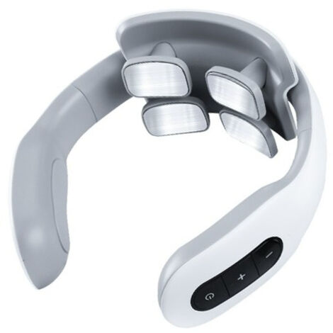 Electric pulse neck massager with heat transmission relieves pain and reduces fatigue adjustable cervical neck massager (1/5)