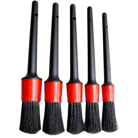 Automotive detailing brush, air vent brush, steel ring wheel hub brush (1/5)