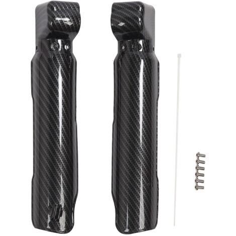 Lot de 2 protections d'amortisseurs en fibre de carbone pour fourche de moto SurRon Light Bee XS (1/5)