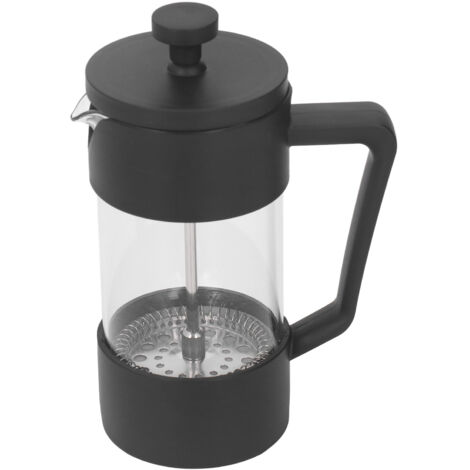 Manual coffee maker. Black glass coffee maker, 600ml, for coffee lovers at home.