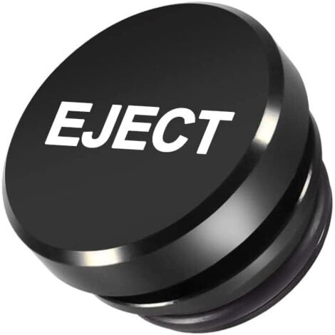 Cache-allume-cigare pour voiture, étanche à la poussière et à l'eau, universel pour la plupart des véhicules (voitures, bateaux, camping-cars) avec alimentation 12 volts - Noir - Éjection