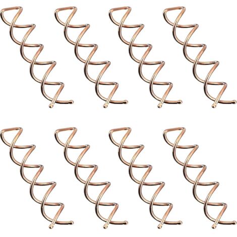 Spiral Hair Clip, Rotating Hair Clip, Spiral Hair Clip, Rotating Hair Clip for Handmade Hairstyling (Rose Gold)