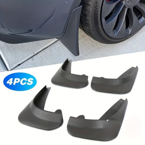 Ensemble de 4 bavettes tout-terrain pour véhicules, avec protection des roues avant et arrière - Conception robuste anti-éclaboussures