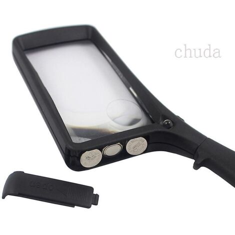 Giant Magnifying Glass Wide Horizontal Lens: Shockproof Housing and Scratch-Resistant Design with Large Viewing Area Ideal for Reading Small Print and (1/3)