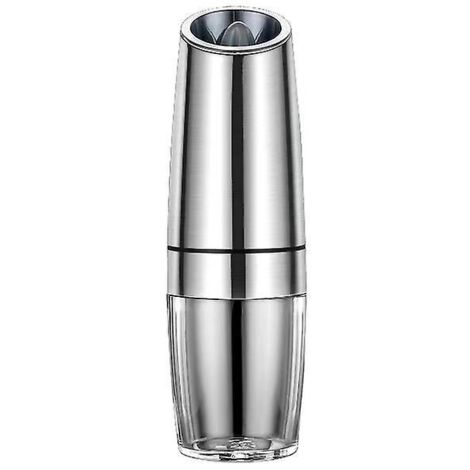 Battery-Operated Salt and Pepper Grinder Set (1 Grinder Pack) - Complimentary Grinder Stand - Bright Light - Adjustable Grind Size (1/5)