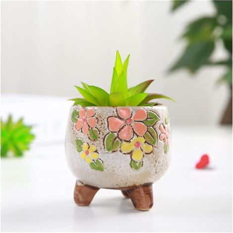 pc. Mini ceramic plant pot, small flower pot