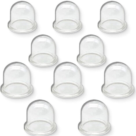 Lot de 10 poires d'amorçage pour carburateur, 19 et 22 mm, pour tondeuse à gazon, débroussailleuse et coupe-bordures. (1/5)