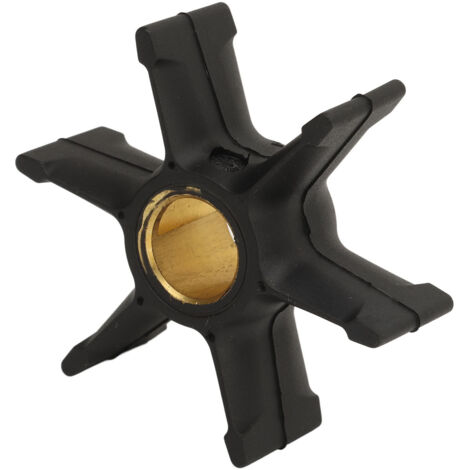 Turbine de pompe à eau 396809 à 6 pales, de remplacement pour moteur hors-bord Johnson Evinrude 35 CV, 40 CV, 45/55 CV, 48 CV et 50 CV. (1/5)
