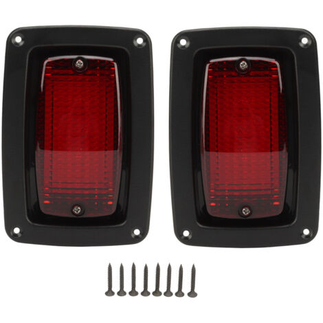 1 paire de feux arrière à LED 1017035 DC12V haute luminosité, aspect élégant, kit de remplacement pour voiturette de golf Club Car DS (1/5)