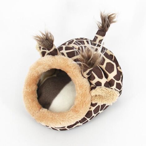 Guinea pig bed, calming hideaway for guinea pigs, warm fur for guinea pigs, hamsters, hedgehogs, ferrets, dwarf rabbits and other small animals (1/4)