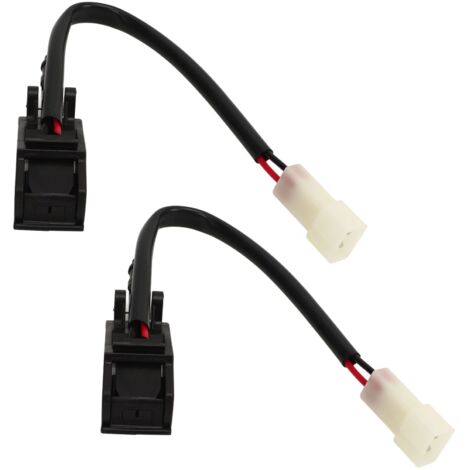 1 paire de buses de lave-glace avant chauffantes 6E0955986B, remplacement robuste et durable anti-fissures pour Bora MK4 Beetle Cabriolet (1/5)