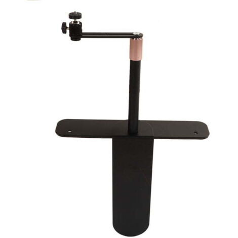 Concealed projector mount, black projector stand without drilling, telescopic height of about 13cm