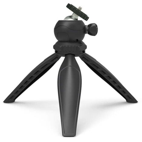 Projector Stand Desktop Tripod Black Round Head Mobile Stand for Live Streaming (1/5)