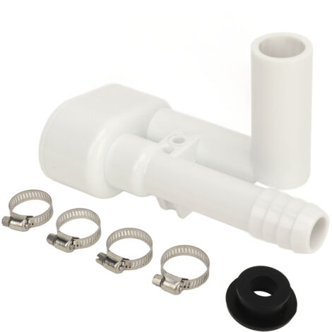 Kit de brise-vide pour toilettes de camping-car 385316906 : collier de serrage en acier inoxydable, joint en caoutchouc étanche, compatible avec les toilettes 110, 111, 130, 131, 147, 148 et 149. (1/5)