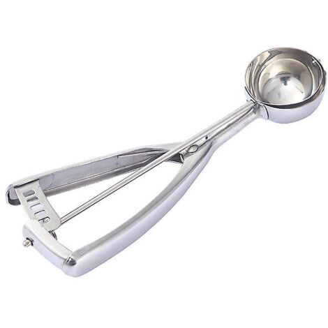 Cookie scoop - Mini cupcake scoop - Stainless steel (gift pack, medium) Diameter: 3.3cm ice cream scoop. (1/5)