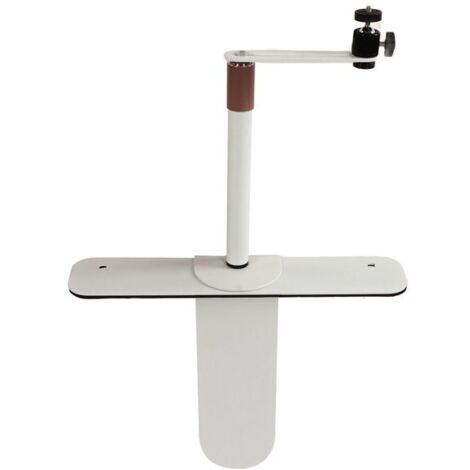 Concealed projector mount, white projector stand without drilling, telescopic height of about 13cm
