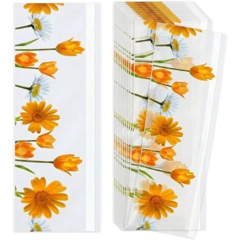 30 Pièces Mouches Piège Autocollant Adhésifs Autocollants à Mouches pour Fenêtre Piège Collant Jaune pour Insectes Volants Fenêtre Papiers pour la Maison Intérieur Non Toxique et Inodore (1/5)