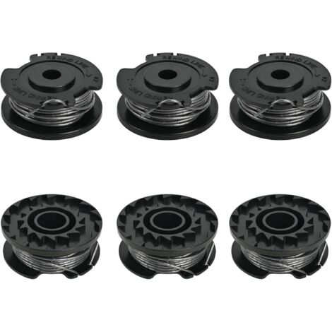 Bobine Fil Coupe Bordure pour Bosch EasyGrassCut Rotofil, 6 Bobines, Fil Débroussailleuse