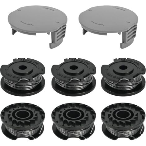 Bobine Fil Coupe Bordure pour Bosch EasyGrassCut Rotofil, 6 Bobines et 2 Couvercles, Fil Débroussailleuse (1/5)