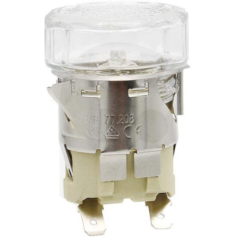 Lampe halogène 40W - G9 avec douille pour four Whirlpool, Indesit, IKEA, Bauknecht - 481010638530 (1/5)