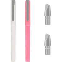 2 Pieces Diamond Painting Ceramic Cutter Parchment Cutting Pens with Ceramic Hat Blades for Cutting, Greeting Cards, Notebooks