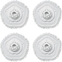 Replacement Heads for Xiaomi Dreame W10/Pro, Dreame W10 Cleaning Robot, Replacement Mop Mop Replacement High Absorption Water and Dirt for All Floor Types