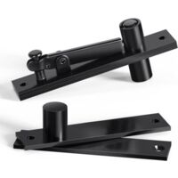 360 Degree Rotating Stainless Steel Hinge for Secret Wooden Door Hinges Heavy Duty Invisible Hidden Door Hinge Black