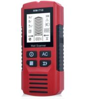 Cable Detector, 5 in 1 Wall Scanner Detector, Multifunctional Stud Detector with LCD Display and Sound Alarm, Electronic Measuring Instrument for Non-Ferrous Metal Cables