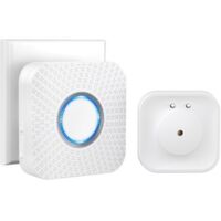 WLAN Kitchen Water Sensor: Water Leak Detector, WiFi Wireless Home Alarm Water Level Sensor Pool Alarm for Kitchens, Cellars, Floors