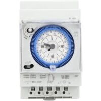 Mechanical Pool Clock 16A 250V Pool Timer Clock Water Heater 15 Minutes 24 Hours for Hogar, Cocina, Interior, Exterior Iluminación Exterior