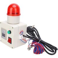 Water Level Switch, Low Liquid Level Sensor, 90dB Water Lack Alarm Controller with Muffler EU Plug 220V, with Corrosion Resistant
