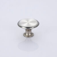 10 pezzi Maniglia per porta cassetto argento, Pomello per mobili da 30 mm, Pomelli per cassetti rotondi a foro singolo, Pomelli per porte, Maniglie per mobili per credenze, mobili da cucina, cameretta