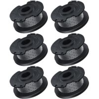 Diameter 1.6 mm - 5 m Length Edge Cutting Wire Compatible with Bosch Suitable for EasyGrassCut Cordless Trimmers, Contains 6 Pieces F016800569 Spool Edging Cutter