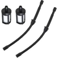 Kit of 4 Fuel Hoses and Fuel Filters for Chainsaws Compatible with STIHL Models 034 036 028 038 MS380 039 and 064.