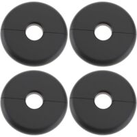 Radiator Pipe Cover 16mm 70mm Diameter Radiator Pipe Cover for Radiator Wall Pipe Decoration Black 4pcs