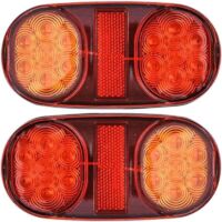 Feux de Remorque LED 12V,2pcs Feu Arriere pour Remorque LED Etanche