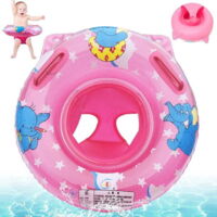 Baby swimming ring, elephant seat ring, pink swimming ring, seat ring for babies and toddlers