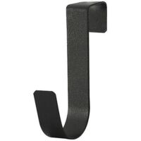 6-Pack Z-Shaped Over-the-Door Hooks, Reversible and Heavy-Duty, Fits Plastic Door Hooks for Hanging Clothes, Towels, White
