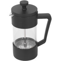 Manual coffee maker. Black glass coffee maker, 600ml, for coffee lovers at home.