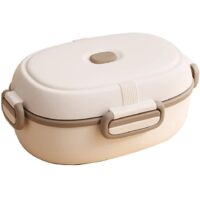 Kids' Warming Lunch Box, Japanese Bento Box for Adults, Temperature Display, BPA-Free, Thermal Insulated Lunch Container for Hot Food