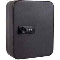 Steel cabinet safe with 28 keys, combination lock, key organizer, key storage lockbox with code