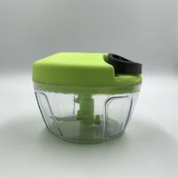 Pull Chop Manual Food Chopper/Processor with Cord Mechanism, Green