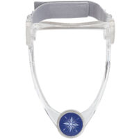 Neck support, adjustable hook and loop neck support for adult cervical neck, transparent
