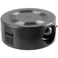 Mini Projector - Black E60 Mini Portable Projector Mini USB Mobile Projector with Same Screen