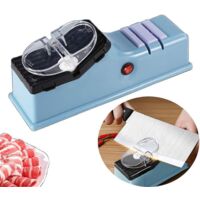 Knife Sharpener 4-in-1 Electric Multifunctional Sharpening Kit for Straight Knives and Scissors with Protective Cover 110v (Electric Version)