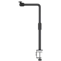 Projector Mount Telescopic Bracket with Black Elbow Projection Stand Clip-Free Drill-Free